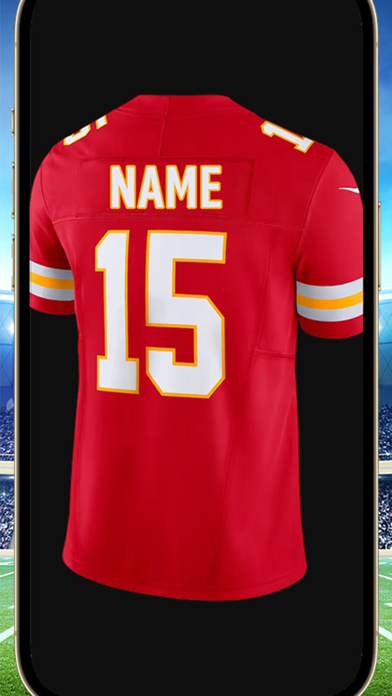 Make Your NFL Football Jersey Screenshot