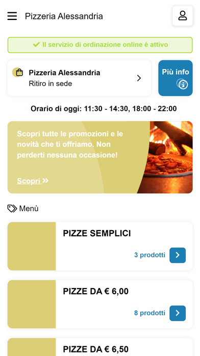 Pizzeria Alessandria Screenshot