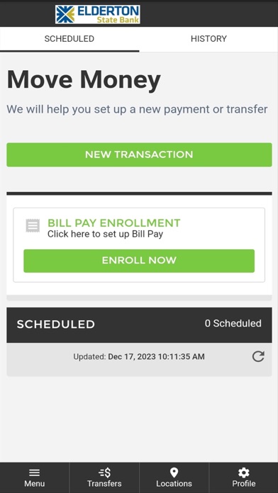 Elderton State Bank Screenshot