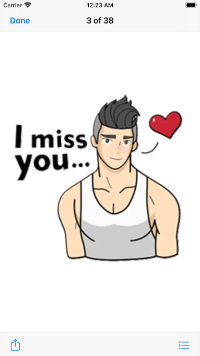 It's Men Time Stickers Pack Screenshot