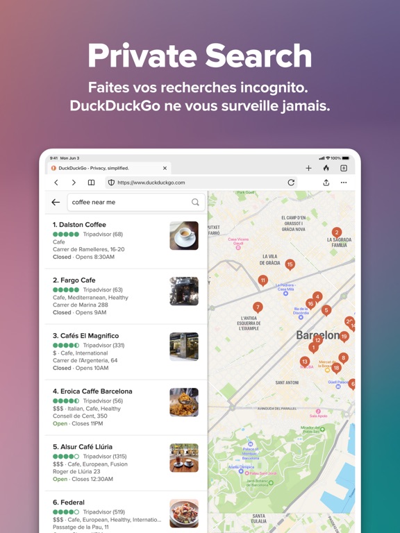 Screenshot #5 pour DuckDuckGo Private Browser