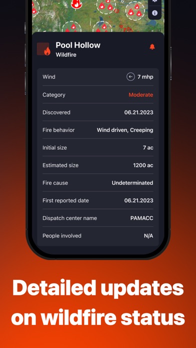The Wildfire Tracker Screenshot