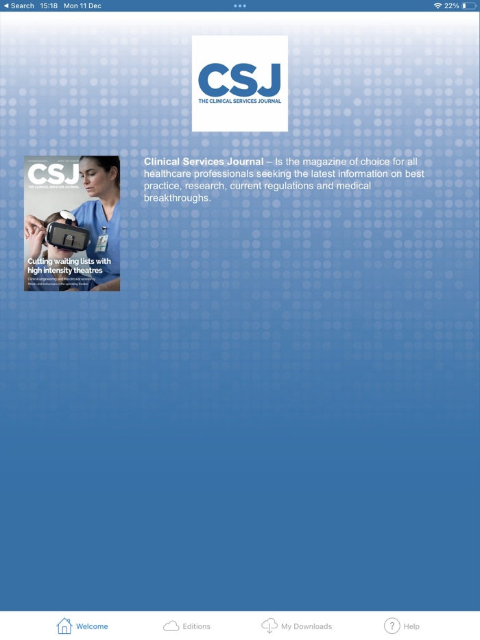 Clinical Services Journal