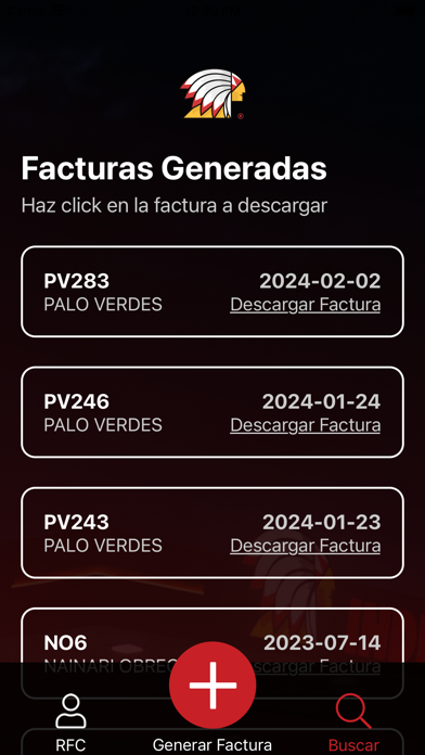 Indian Facturacion Screenshot