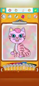 Kitty Cat Coloring Pages screenshot #5 for iPhone