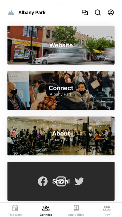 Park Community Church Screenshot