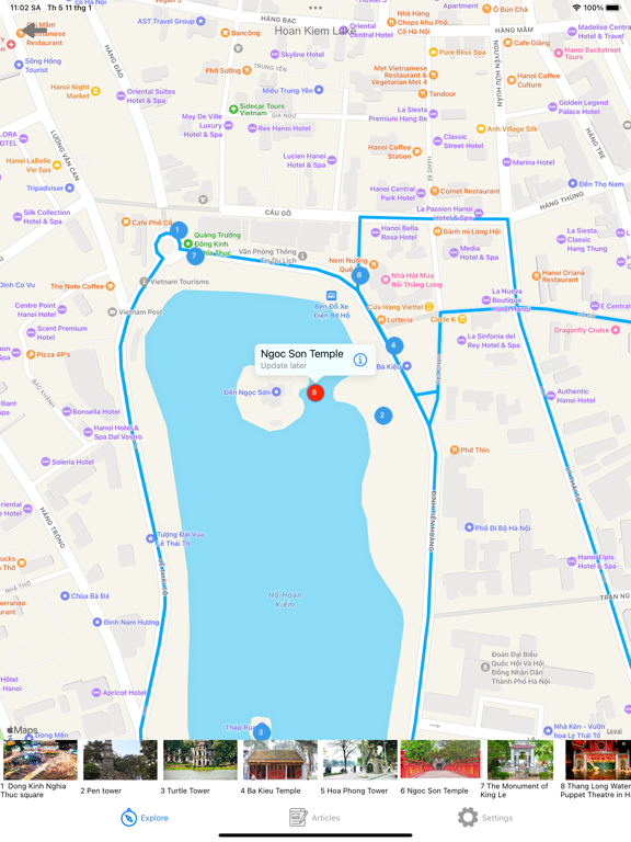 Hanoi 360 iPad screenshot 4 - Travel app