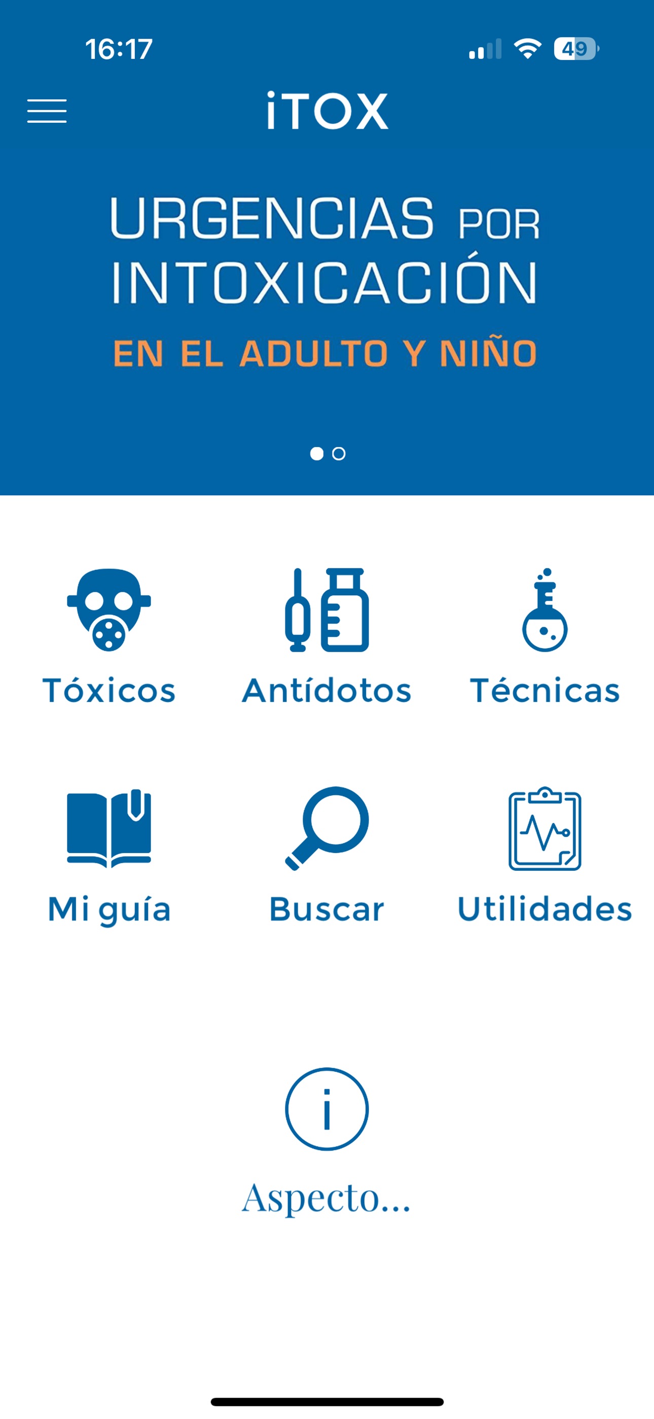 iTox Urgencias intoxicación