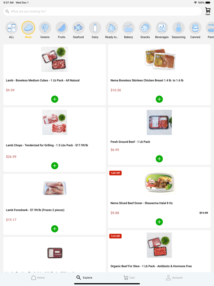 Halalcart Grocery delivery