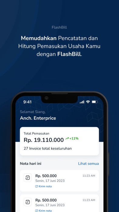 FlashBill Screenshot