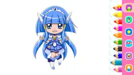 Game screenshot Glitter Force Coloring Book hack