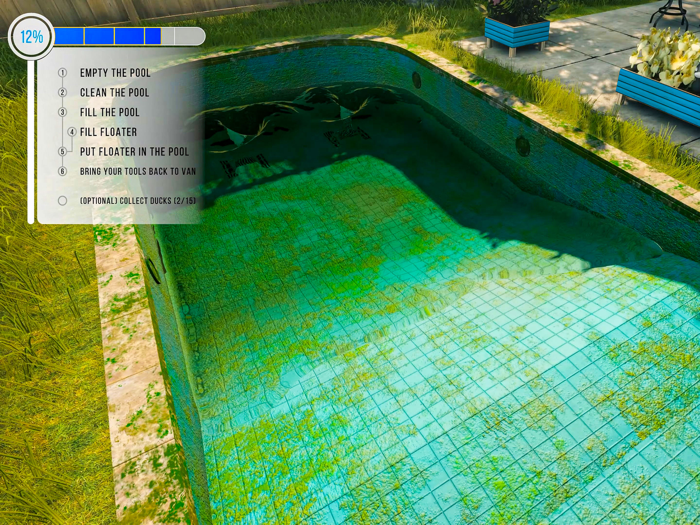 Simulador de Limpeza Piscina