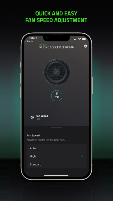 Razer Phone Cooler Screenshot