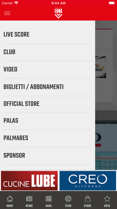 LUBE Volley Screenshot