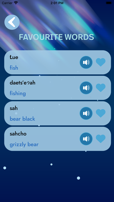 Dehcho Dictionary Screenshot