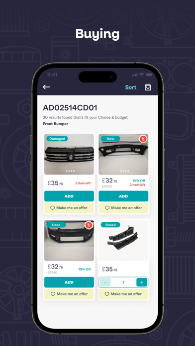 PartsXchange Screenshot