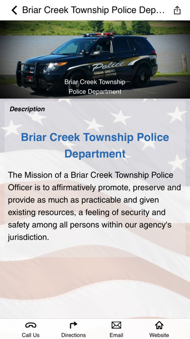 Screenshot #2 pour Briar Creek Township Police