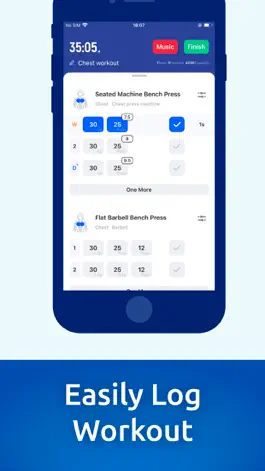 Game screenshot One More: Workout Gym Log apk