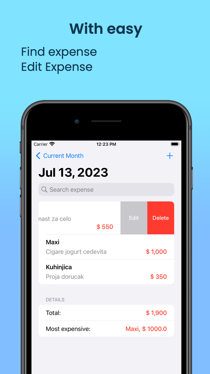 Simplest money tracker
