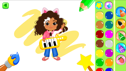 Magic House Doll : Coloring Screenshot