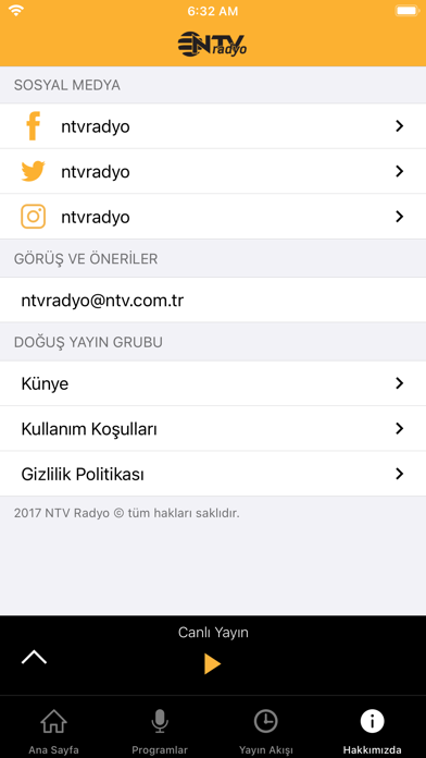 NTV Radyo Screenshot