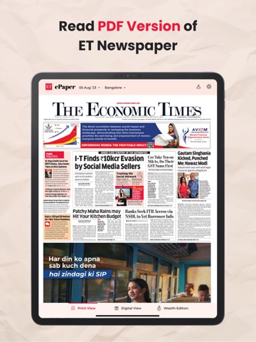 Economic Times Newspaper Appのおすすめ画像1