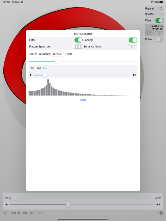 Screenshot #5 pour Tinnitus Music Player