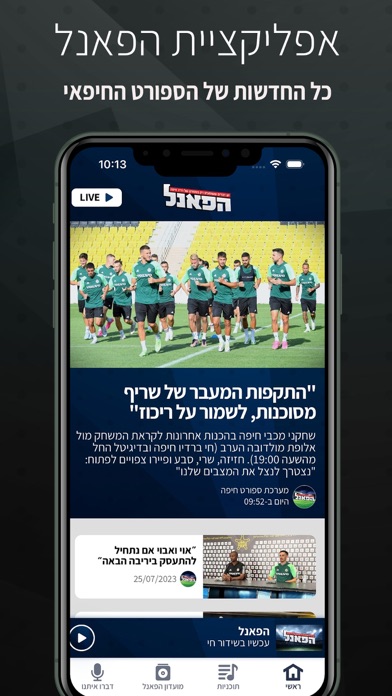 הפאנל Screenshot
