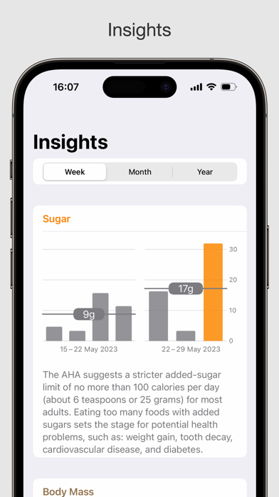 SugarBot: Food Calorie Counter screenshot 2