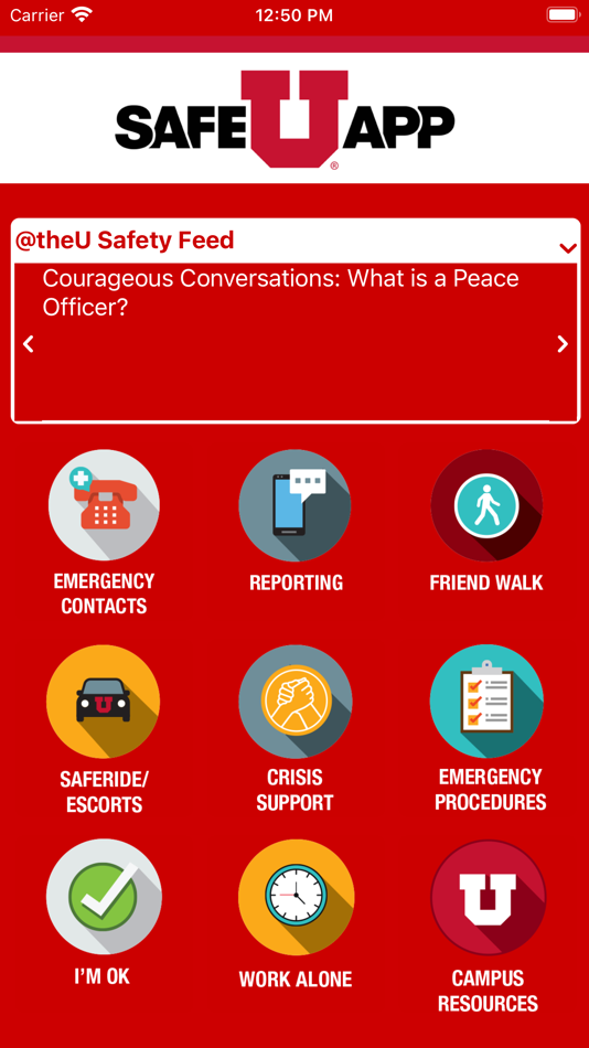 #1. SafeU (iOS) 由: The University of Utah