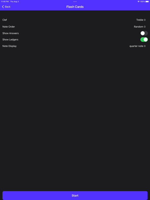 CleftoMania iPad screenshot 4 - Music app