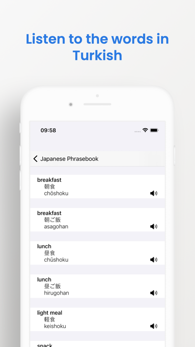 Turkish Phrasebook Screenshot