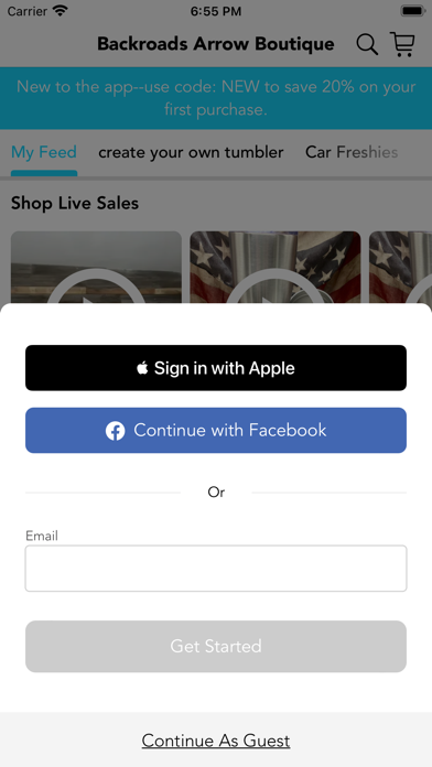 Backroads Arrow Boutique Screenshot