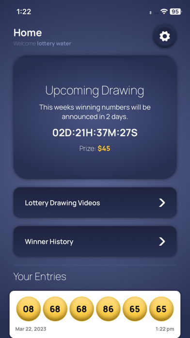 Lottery Water Screenshot