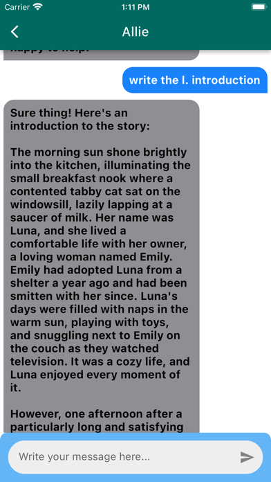 AI Chat Friend Screenshot