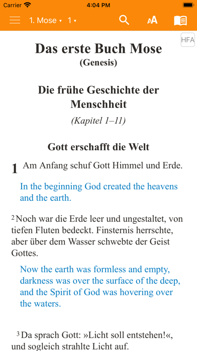 Hoffnung für alle Bibel Screenshot