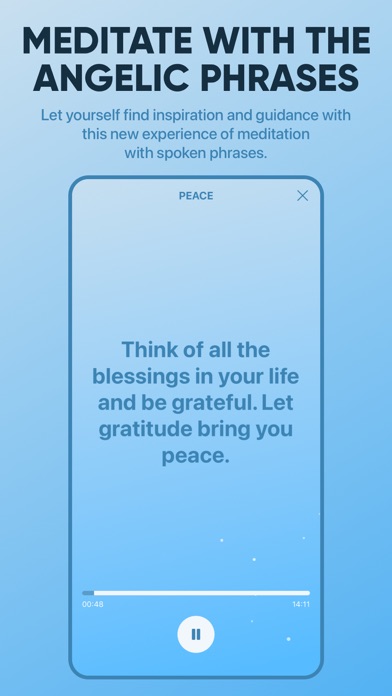Angel - Phrases & Meditations Screenshot