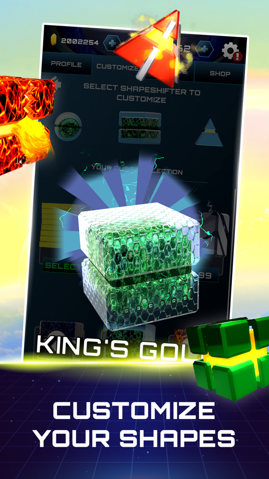 #4. Shape King: Run & Dash Arcade (iOS) By: Incredible Technologies, Inc.