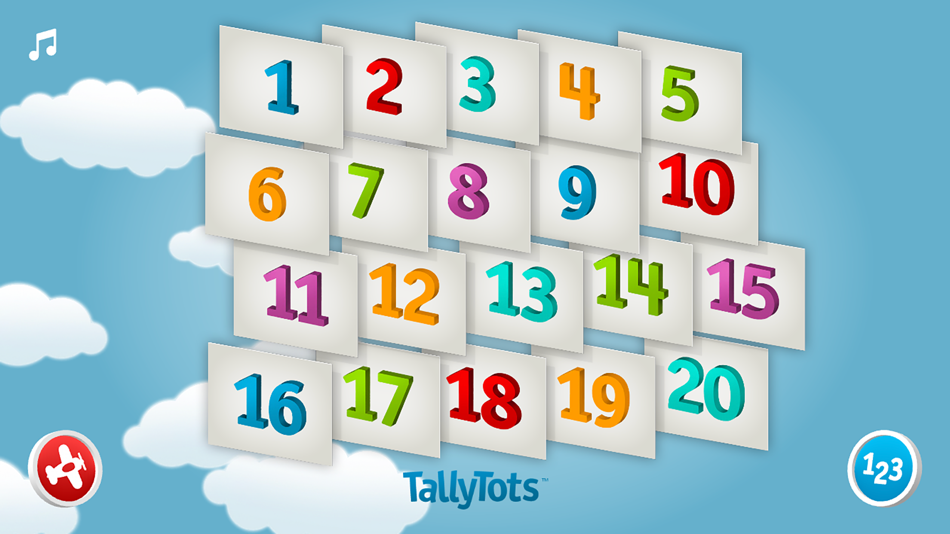 #1. TallyTots Counting 123 Game (iOS) 由: Little 10 Robot