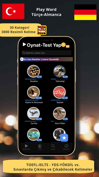 Playword YDS YDT Almanca Screenshot