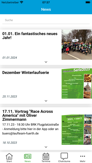 Laufteam Fürth 2010 Screenshot