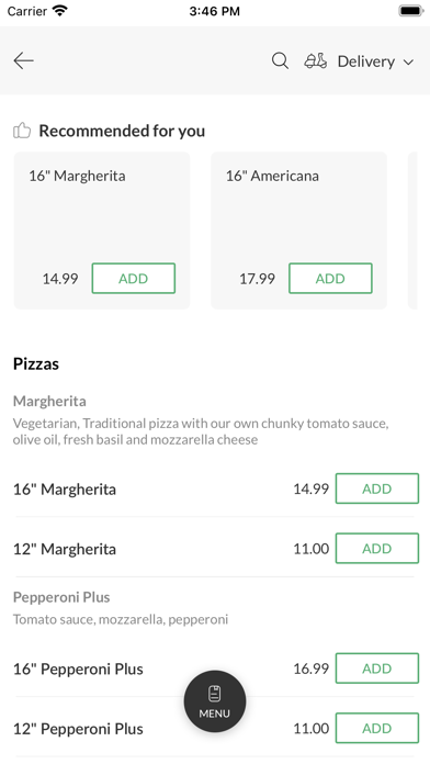 Buono Pizza And Pasta Barnet Screenshot