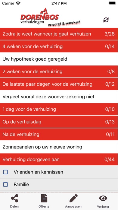 Dorenbos Verhuizingen Screenshot