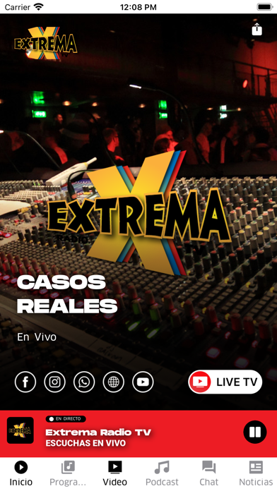 Extrema Radio TV Screenshot