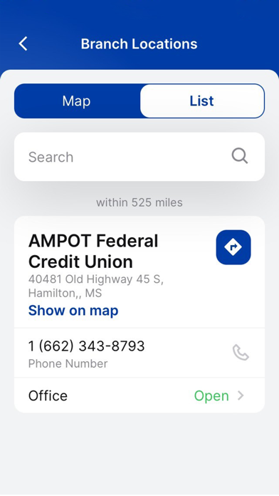 AMPOT FCU Screenshot