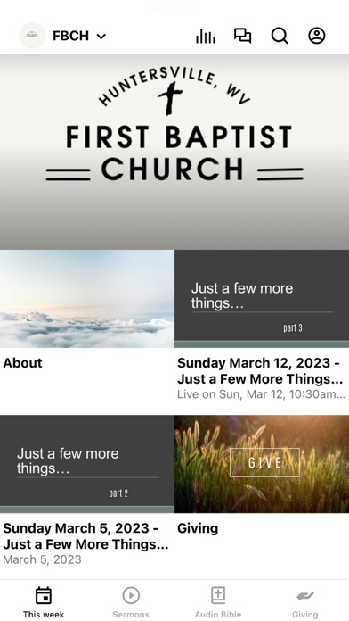 FBC Huntersville Screenshot