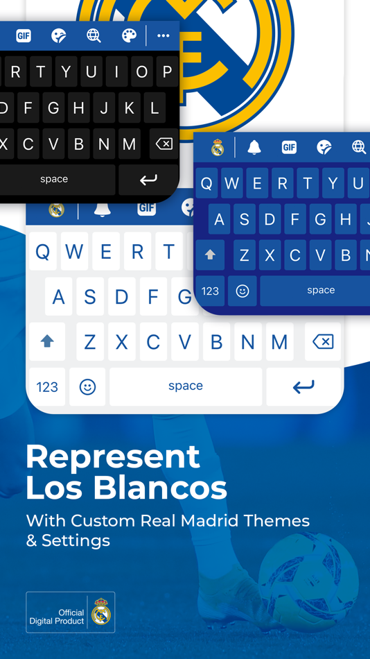#3. Real Madrid Keyboard (iOS) 由: Real Madrid C.F.