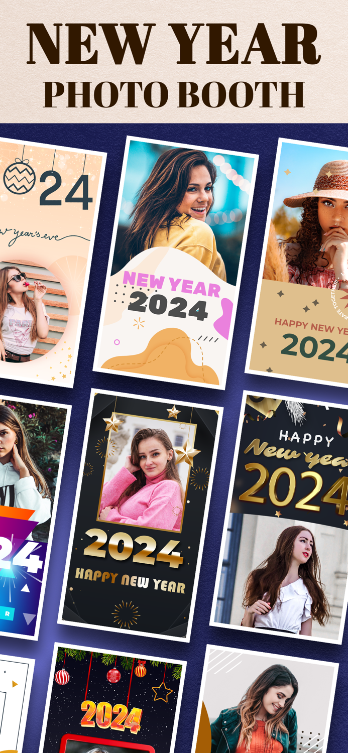 New Year 2024 Cards Christmas