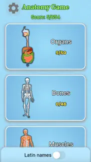 anatomy game iphone screenshot 3