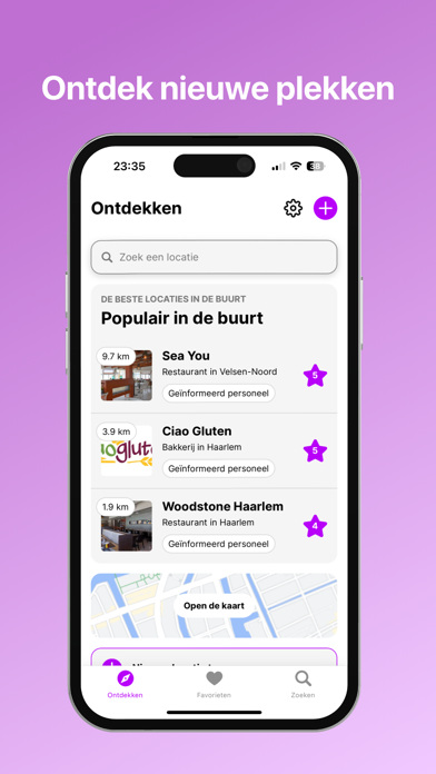 Glutenvrije Horeca Screenshot